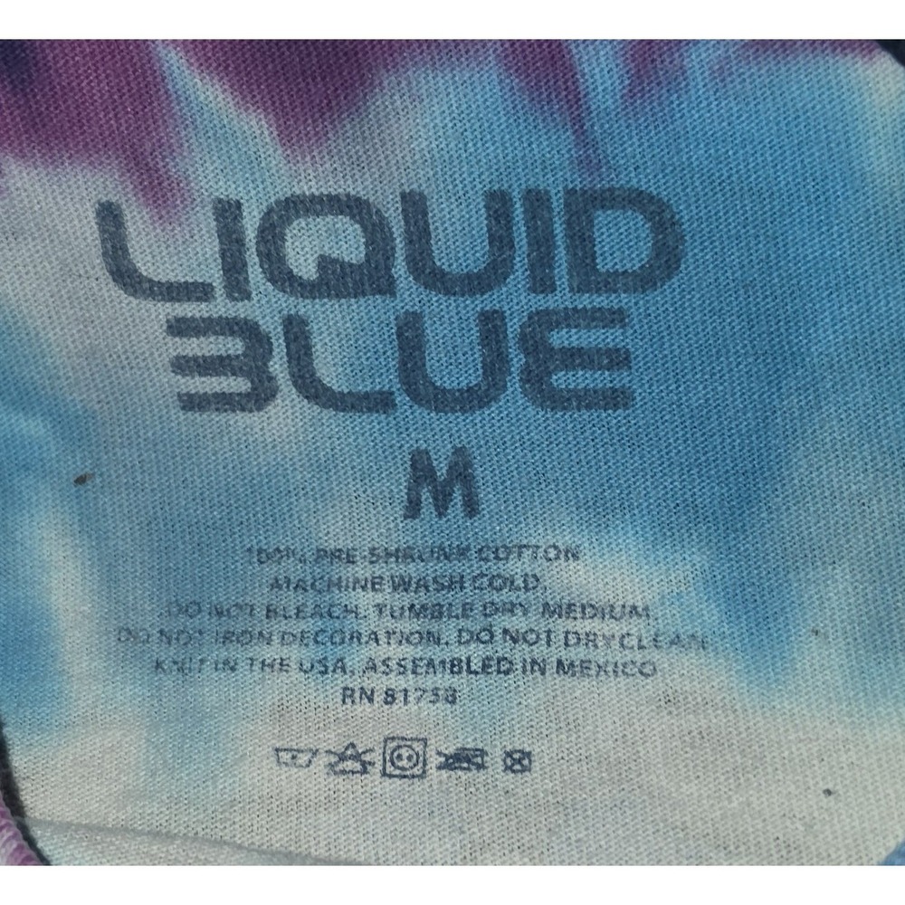 GRATEFUL DEAD 1965-1995 Tour Long Sleeve Tie Dye Tshirt Surf Tee Sz Med* (Small) - Picture 2 of 9